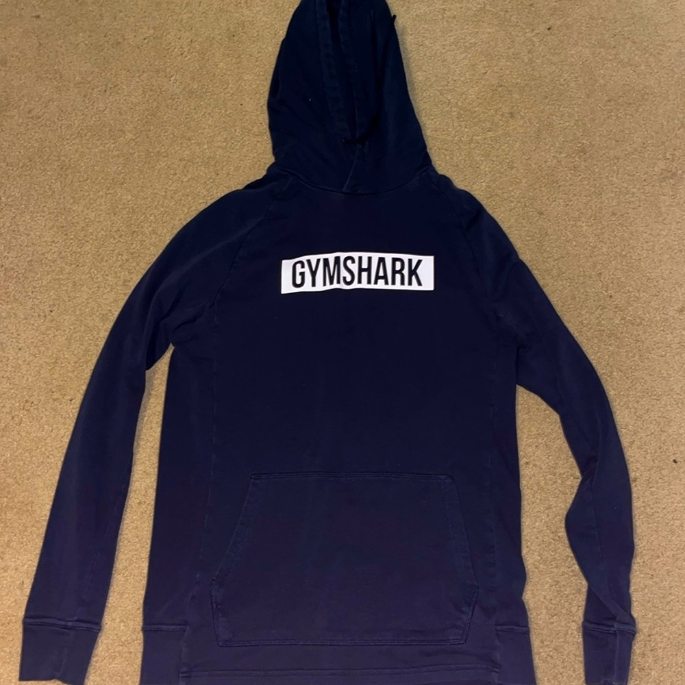 Gymshark Navy Blue Hoodie, lightly worn.
